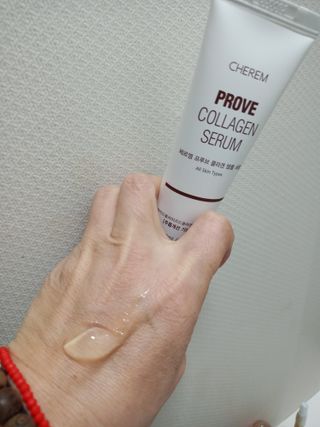 체르엠  프루브 콜라겐 앰플세럼 60ml 1병 — 5점을 준 리뷰어가 2022년 1월 올린 사용 사진
