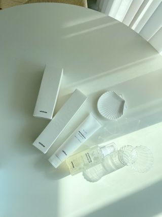화이트리 비움 약산성 클렌징젤 ,마일드 필링젤 세트 — 5점을 준 리뷰어가 2021년 2월 올린 사용 사진