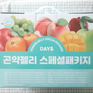 참앤들황토농원 10가지 맛, 입맛대로 스페셜하게~ 가볍게 한 포 땡! 곤약젤리 스페셜 패키지 130ml x 30포 — 5점을 준 리뷰어가 2023년 1월 올린 사용 사진