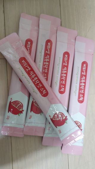 비타앤 석류콜라겐스틱 — 5점을 준 리뷰어가 2021년 5월 올린 사용 사진
