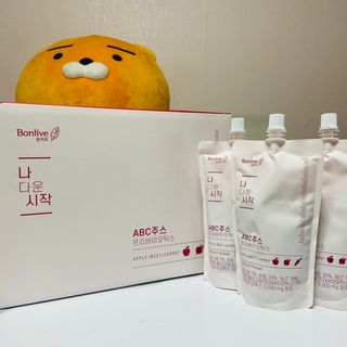 12월 15일 출시, 건강기능식품 브랜드 본리브 나 다운 시작 제품 3종 — 4.5점을 준 리뷰어가 2021년 2월 올린 사용 사진