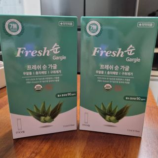에프에이치아이코리아 Fresh순 프로폴리스 무알콜 일회용 가글 11ml 10개입 — 5점을 준 리뷰어가 2021년 5월 올린 사용 사진