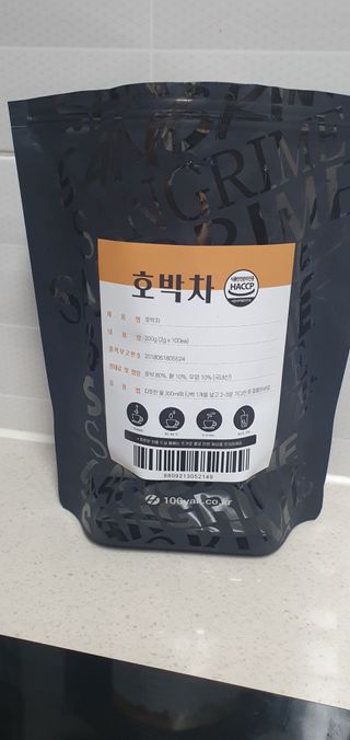 산그리메 국내산 호박차 100티백 대용량 삼각티백차 — 5점을 준 리뷰어가 2021년 7월 올린 사용 사진