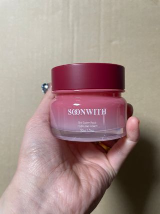 SOONWITH 바이오 수퍼 아쿠아 하이드로 젤 크림 — 5점을 준 리뷰어가 2021년 3월 올린 사용 사진