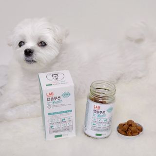 랩솔루션 강아지 영양제 3종 중 택 1 — 5점을 준 리뷰어가 2022년 5월 올린 사용 사진