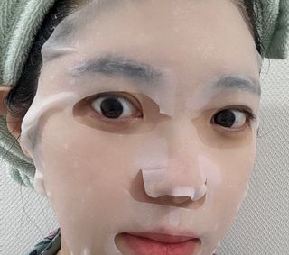 바노바기 코스메틱 바노바기 디엑스 마스크 — 5점을 준 리뷰어가 2024년 7월 올린 사용 사진