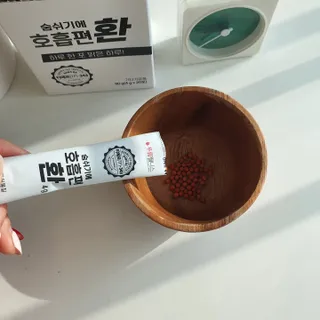푸름웰니스 부아메라 프로폴리스 도라지 호흡편환 20포 — 4.5점을 준 리뷰어가 2022년 3월 올린 사용 사진