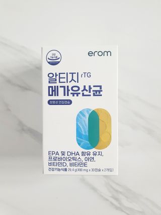 [이롬] 알티지 메가유산균 1 개월분 (490mgx30캡슐x2개입) — 5점을 준 리뷰어가 2022년 6월 올린 사용 사진