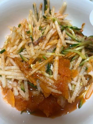 마라도푸드 포항 구룡포 햇 과메기 야채세트 마라도회식당 꽁치 — 5점을 준 리뷰어가 2023년 10월 올린 사용 사진