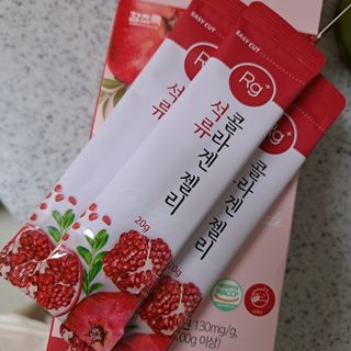 함초록 Rg+ 석류콜라겐젤리 — 4점을 준 리뷰어가 2021년 4월 올린 사용 사진