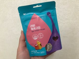 [푸름웰니스] 라바 쑥쑥구미 36g — 5점을 준 리뷰어가 2021년 12월 올린 사용 사진