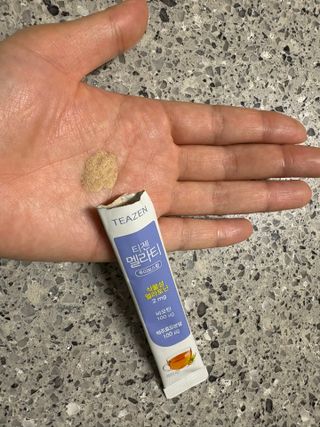 [티젠] 식물성 멜라토닌 함유 멜라티 & 멜라젤리 — 5점을 준 리뷰어가 2025년 6월 올린 사용 사진