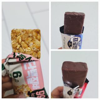 이지프로틴바 3종x각 2ea (고단백질바, 멀티단백질바, 식물성단백질바) — 4점을 준 리뷰어가 2024년 3월 올린 사용 사진