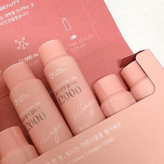 랩앤뷰티 메가 벨벳 콜라겐 12000 — 3점을 준 리뷰어가 2021년 5월 올린 사용 사진