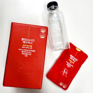 클린24시간 레드박스 1BOX(5포) + 전용보틀(500ml) — 4점을 준 리뷰어가 2024년 1월 올린 사용 사진