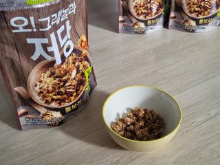 맛있게 먹어도 당 1g 대, 오!그래놀라 저당 통보리 — 5점을 준 리뷰어가 2025년 1월 올린 사용 사진