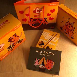 광동생활건강 [광동] 비타500데일리스틱  ★빼빼로데이★ 30포+70포+ 뚱랑이스티커+빼빼로+쇼핑백 — 5점을 준 리뷰어가 2022년 11월 올린 사용 사진