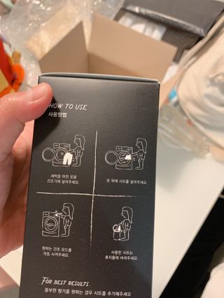 [이즈라이프코스메틱] 퍼퓸 드라이어 시트 히노끼향  or 블랑향 2중 택1 30매 — 5점을 준 리뷰어가 2021년 5월 올린 사용 사진