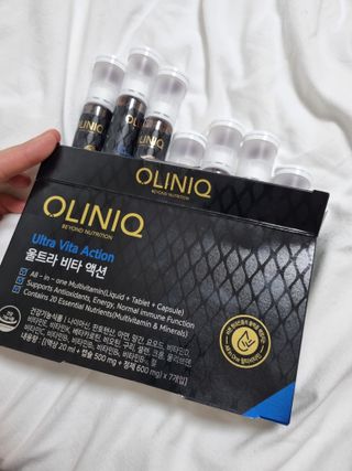 올리닉 울트라비타액션 — 5점을 준 리뷰어가 2021년 12월 올린 사용 사진