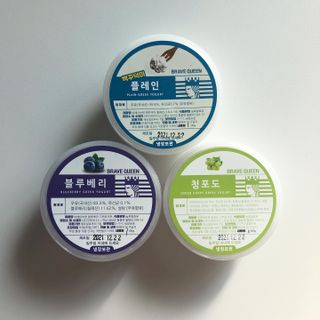 [브레이브퀸] 수제 그릭 요거트 3종세트 플레인 블루베리 청포도 — 5점을 준 리뷰어가 2021년 12월 올린 사용 사진