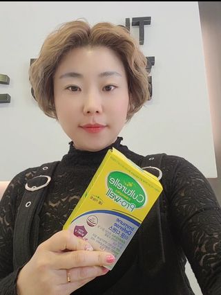 컬처렐 LGG 유산균 이뮨 디펜스 28정 — 5점을 준 리뷰어가 2021년 2월 올린 사용 사진