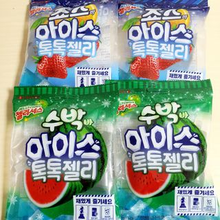 롯데제과 죠스바 아이스 톡톡 젤리 — 5점을 준 리뷰어가 2021년 10월 올린 사용 사진