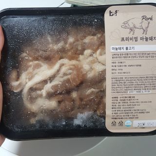 백석푸드시스템 프리미엄 마늘돼지 불고기 — 5점을 준 리뷰어가 2021년 6월 올린 사용 사진