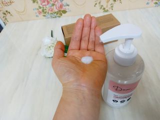 디어 유산균 앤 콜라겐 샴푸 — 5점을 준 리뷰어가 2021년 2월 올린 사용 사진