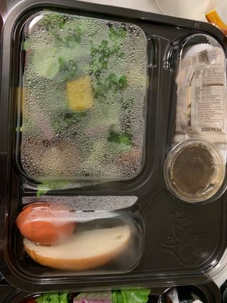 참살이도시락 작심삼일 샐러드도시락 3개 맛보기 새벽배송 또는 택배배송 — 5점을 준 리뷰어가 2021년 8월 올린 사용 사진