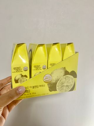 몽베스트 위드더 블랜딩 하우스 _레몬 블랙티 — 2.5점을 준 리뷰어가 2023년 1월 올린 사용 사진