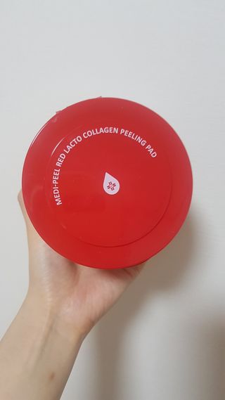 메디필 레드 락토 콜라겐 필링패드 — 5점을 준 리뷰어가 2021년 3월 올린 사용 사진