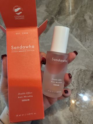 산다화 더블 이펙트 안티 링클 세럼 50ml — 5점을 준 리뷰어가 2023년 2월 올린 사용 사진