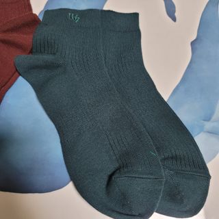 [사이즈가 있는 양말 필로이] 남/여 골지 발목 양말 4족 세트 남【S, M, L, XL】여【S, M, L】_컬러 랜덤 — 5점을 준 리뷰어가 2022년 6월 올린 사용 사진