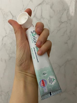 건선/아토/습진/민감성 피부 천연보습진정크림 소리온 크림 & 센시티브 크림 50g — 5점을 준 리뷰어가 2022년 3월 올린 사용 사진
