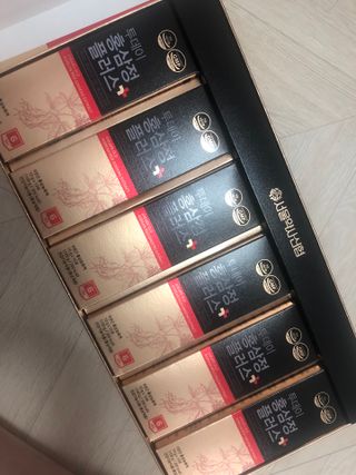 서울약사신협_투데이홍삼정플러스스틱_10g x 60포 — 5점을 준 리뷰어가 2021년 7월 올린 사용 사진