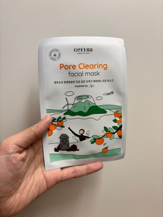 세뚜아(Cettua) 나우[세뚜아] 포어 클리어링 마스크 Cettua Pore Clearing facial mask 4매 — 5점을 준 리뷰어가 2024년 2월 올린 사용 사진