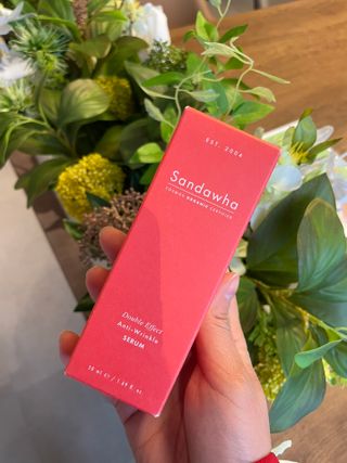 산다화 더블 이펙트 안티 링클 세럼 50ml — 5점을 준 리뷰어가 2023년 12월 올린 사용 사진