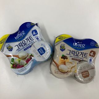 매일바이오 그릭요거트 오리지널 플레인 4개, 로스터리 커피믹스 4개 — 5점을 준 리뷰어가 2021년 12월 올린 사용 사진