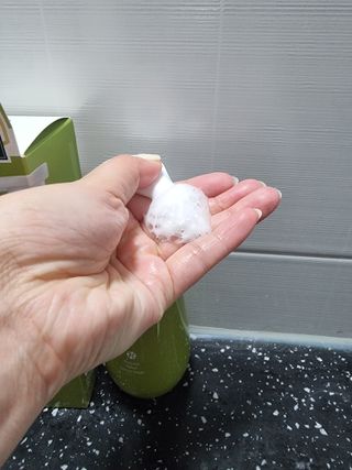 [후르디아] 아보카도 약산성 비건 여성 청결제 — 5점을 준 리뷰어가 2022년 3월 올린 사용 사진