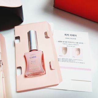 젤리핏 피치리페어 10ml 피치 컬러영양제 효과있는 손톱강화제 — 5점을 준 리뷰어가 2022년 7월 올린 사용 사진