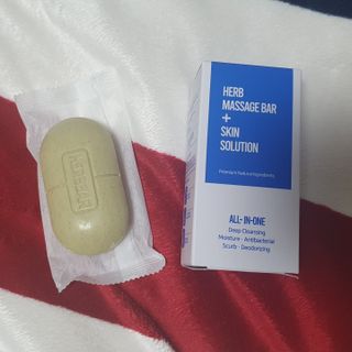 제이제이바이오 허브마사지바 올인원 알약비누 — 5점을 준 리뷰어가 2021년 11월 올린 사용 사진