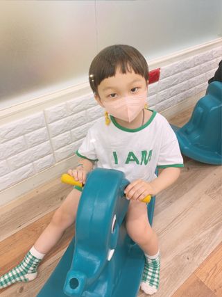 애니가드키즈 라이트 소형 5컬러 각 10매입 [크리미베이지, 코튼핑크, 블루레이크, 페일로즈, 민트그린] — 5점을 준 리뷰어가 2022년 6월 올린 사용 사진