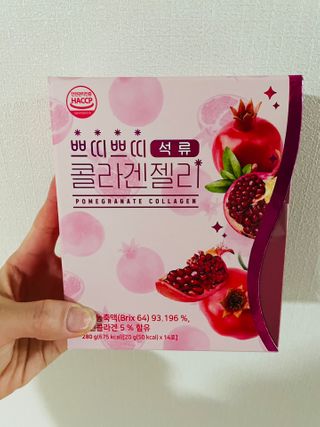 헬스업_쁘띠쁘띠석류콜라겐젤리_20g x 14포 — 5점을 준 리뷰어가 2020년 12월 올린 사용 사진