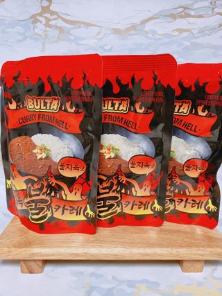 불타 지옥불카레 불지옥맛 180g x 3봉 — 2.5점을 준 리뷰어가 2021년 6월 올린 사용 사진