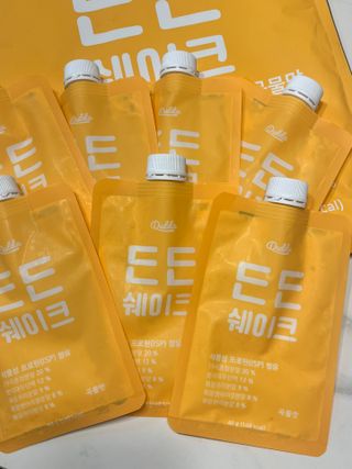 [덜다] 든든 식물성 단백질 쉐이크 40g X 7입 (곡물/딸기) — 5점을 준 리뷰어가 2023년 7월 올린 사용 사진