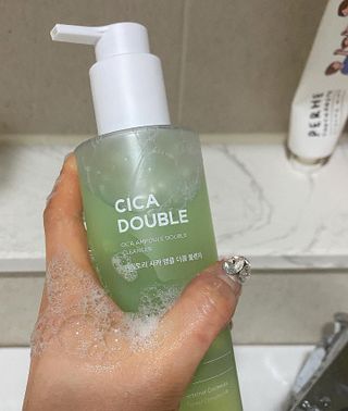 아이토리 시카 앰플 더블 클렌저 — 5점을 준 리뷰어가 2023년 2월 올린 사용 사진
