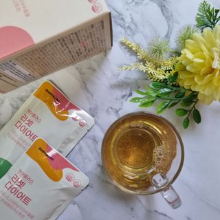 [경남제약헬스케어] 케어플러스 리셋 다이어트 청포도맛 100ml X 5포 (5일분) — 5점을 준 리뷰어가 2023년 5월 올린 사용 사진