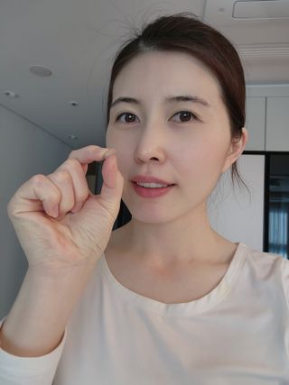 스윗레인 써큐 플로우 케어 — 5점을 준 리뷰어가 2022년 11월 올린 사용 사진