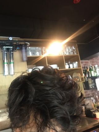 [갸스비] 곱슬 머리부터 파마까지 남자의 컬을 위한 갸스비 컬크림 — 5점을 준 리뷰어가 2021년 5월 올린 사용 사진