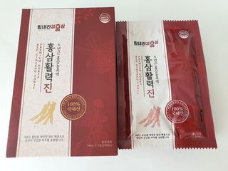 힘내라김홍삼 홍삼활력진 50ml x 5포 — 4.5점을 준 리뷰어가 2021년 3월 올린 사용 사진